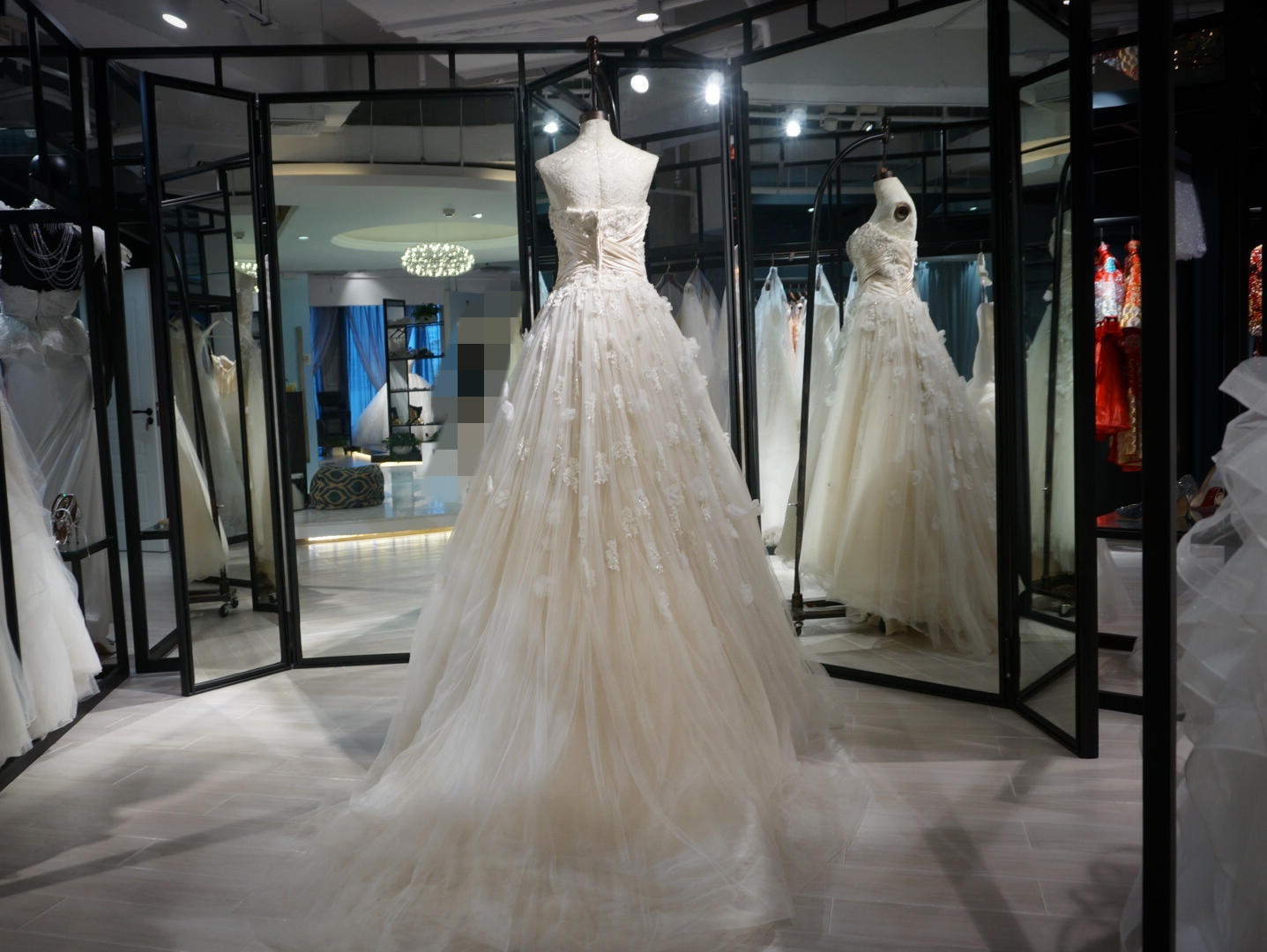  【样衣特卖】单品   梦幻公主纱超长大拖赠头纱