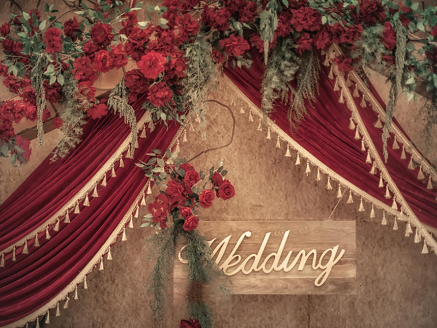 【肆界婚礼】红色调复古风