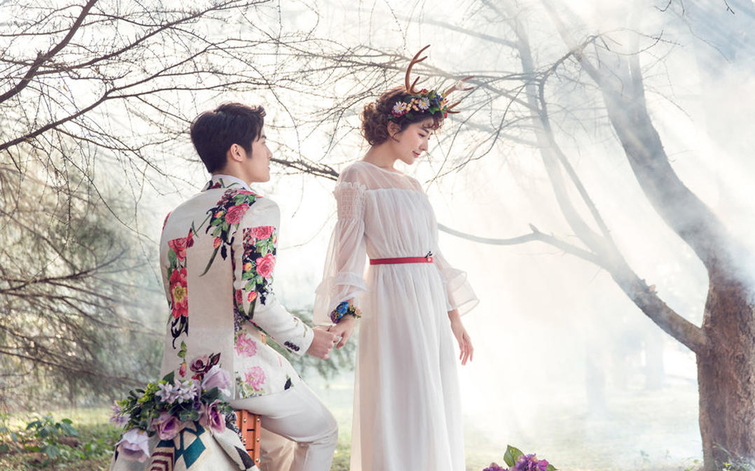 熙妃婚纱摄影工作室 婚纱系列马场、古城、魔法学院