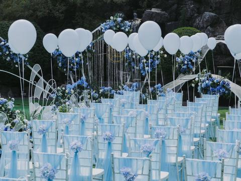 【喜库宴会设计】——梦幻飞马、蓝色花海、主题婚礼