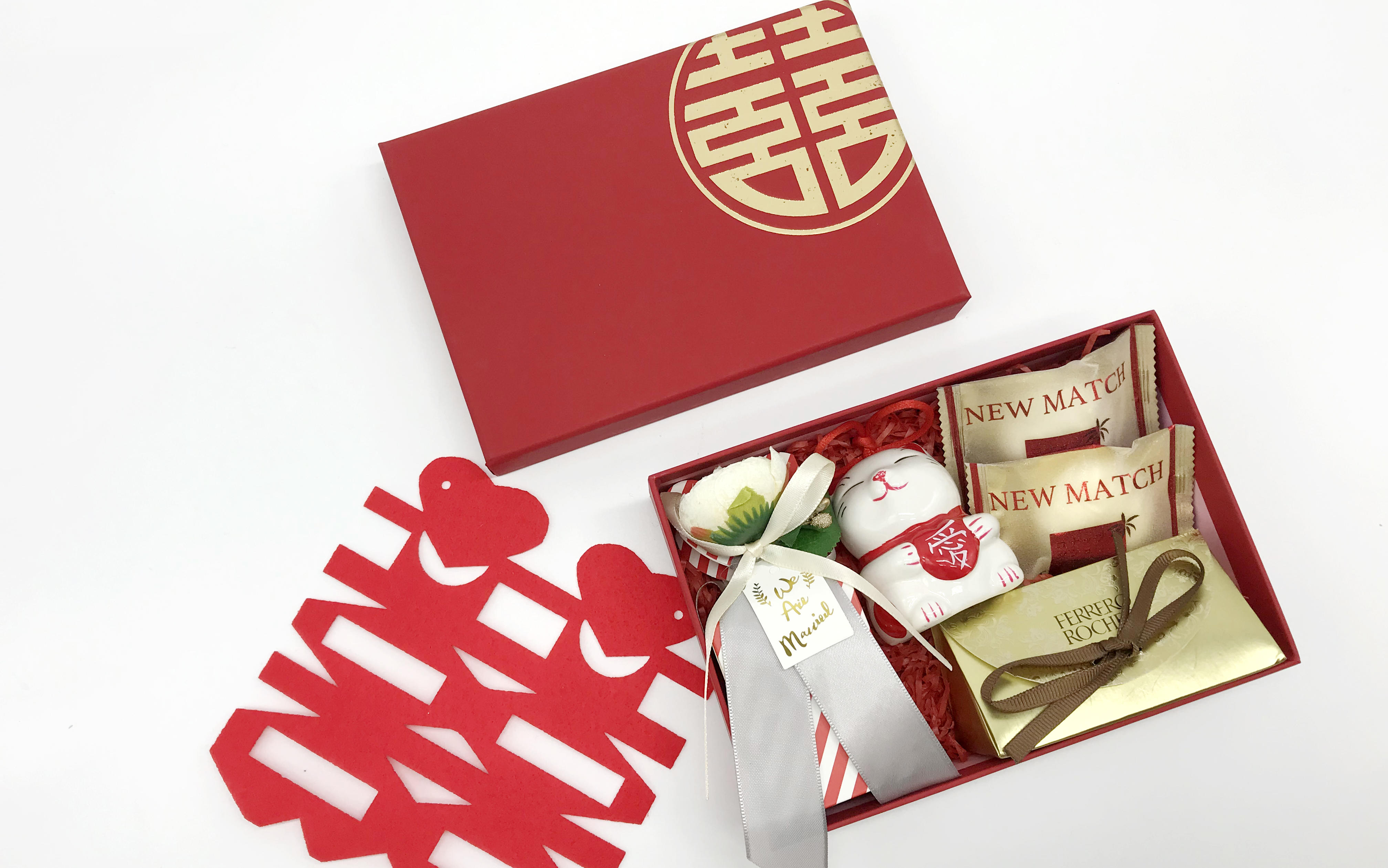 中国风喜糖盒 可装烟礼品盒 中式婚礼回礼盒 喜字