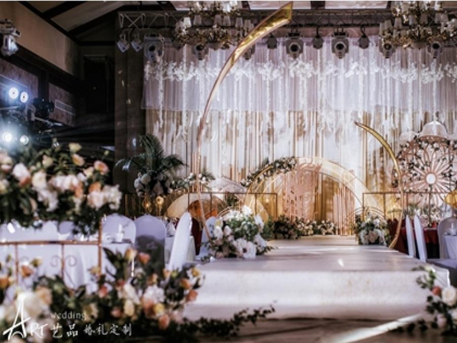 湖州艺品婚礼定制 仁皇花园 高贵紫香槟 梦幻主题