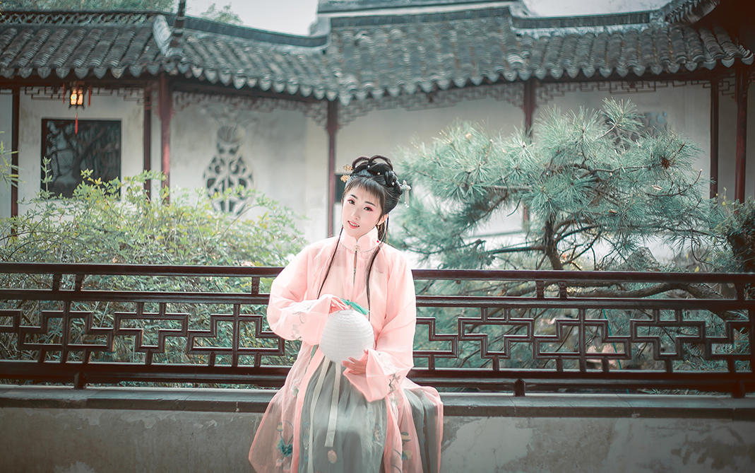 志摄影--中国风园林外景一凌波仙