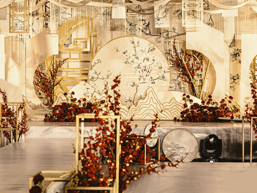 金色婚礼定制套餐2019网红款定制特价12800