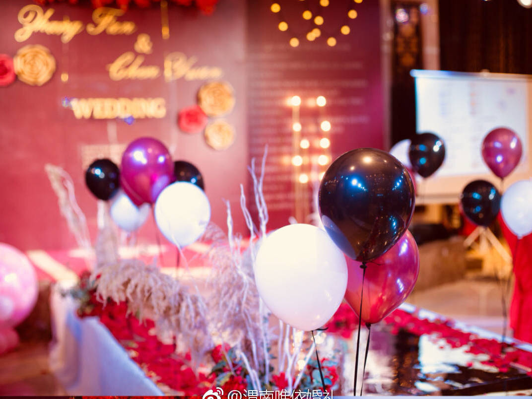 【唯依婚礼】红金色/气球/ 桃园美莎（限小厅）