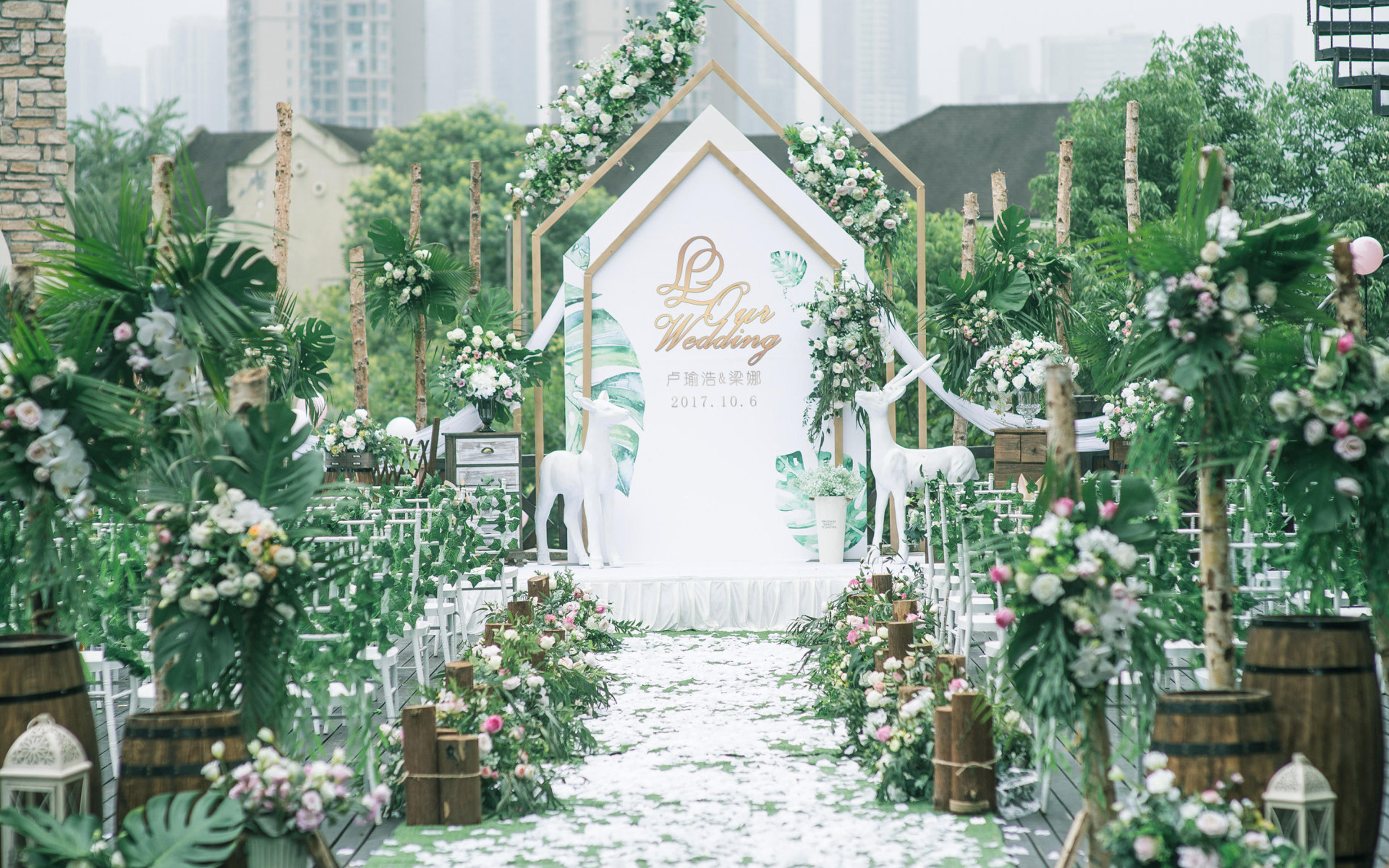 【星薇廷】复古撞色大理石婚礼 2018年度最热