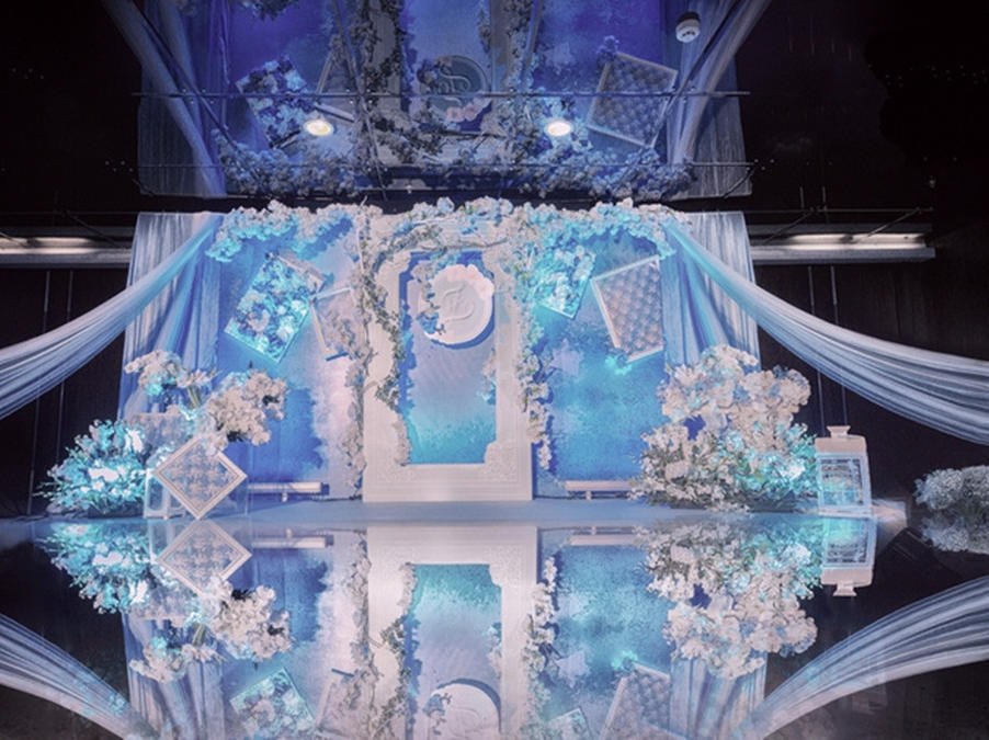 馨喜尚主题婚礼《沁蓝》大气浅蓝系