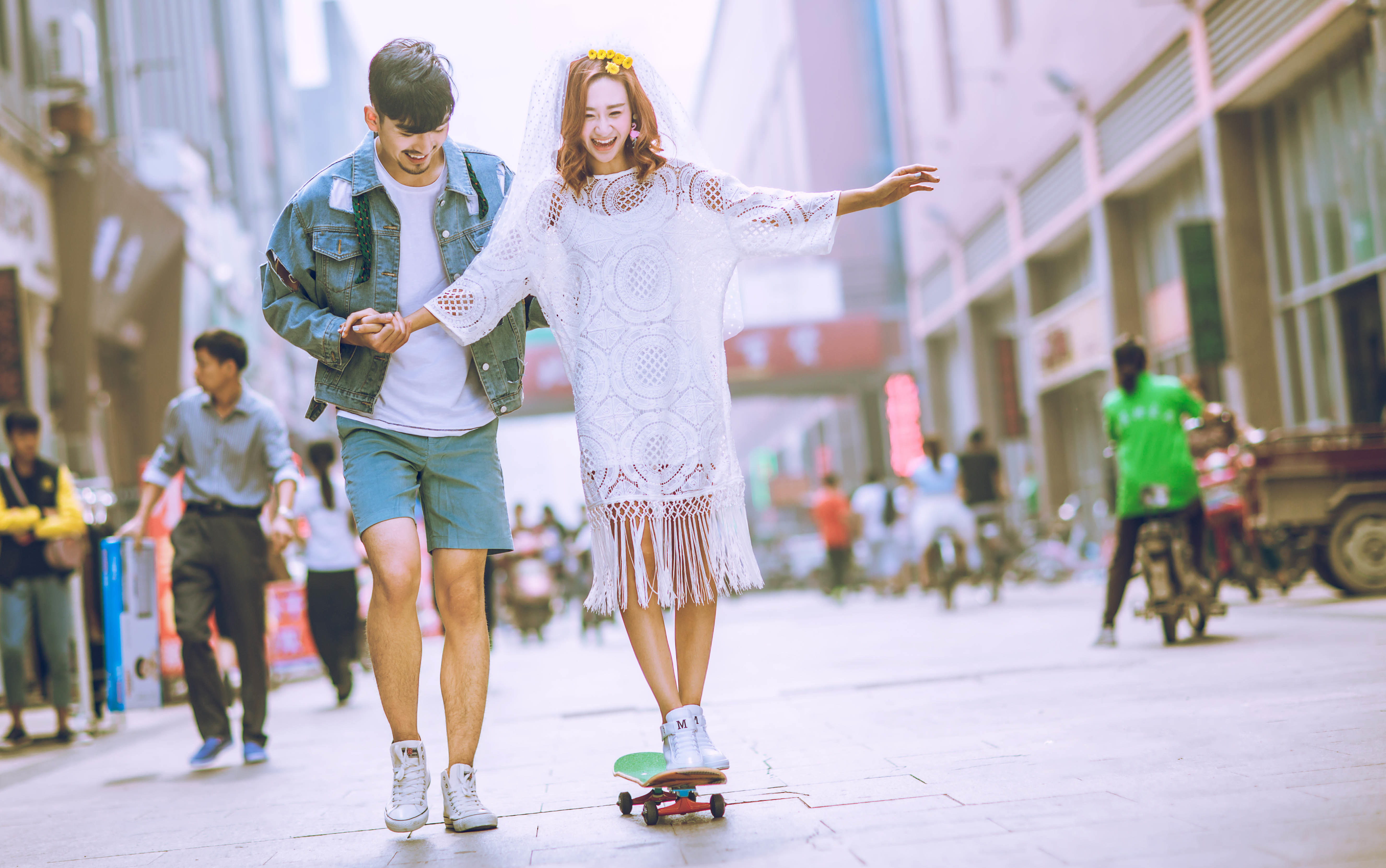 【超值特惠】外景韩式简约风格婚纱照