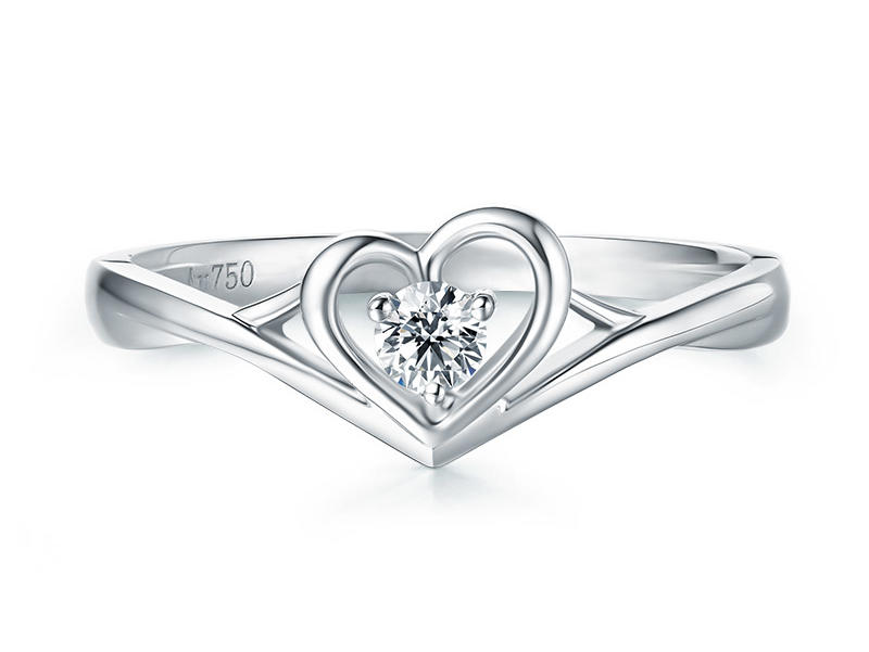 【缔福钻石】一心相恋钻戒 