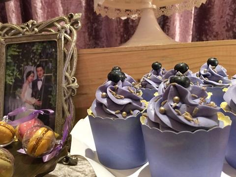 奢华紫色鲜花系列 清新唯美甜品台