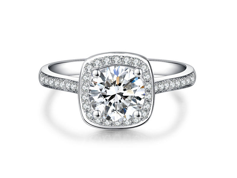 特际定制结婚钻石钻戒女婚戒50分定制款-耀世