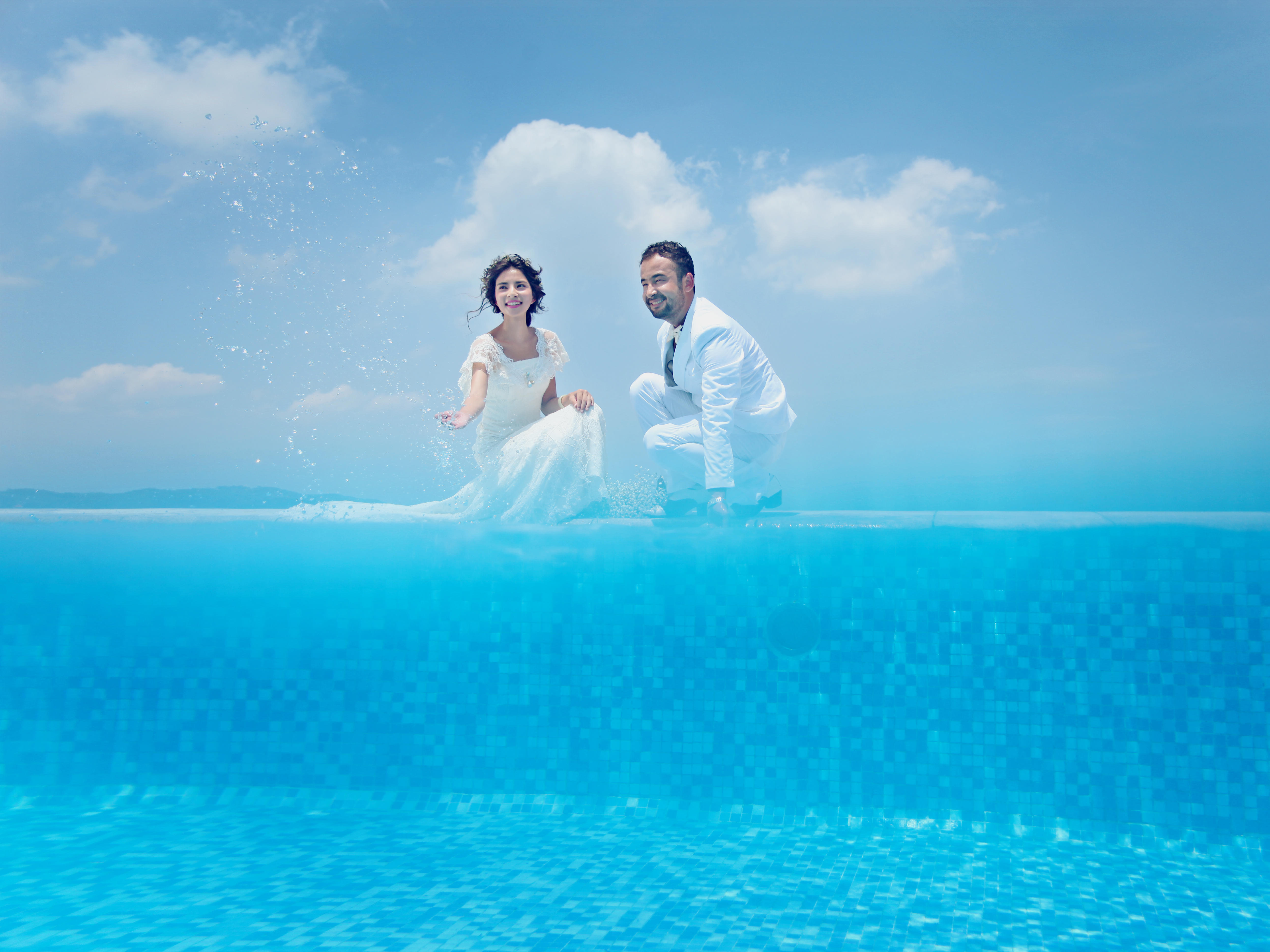 廈門(mén)拍客視覺(jué)婚紗攝影奢華海島旅行婚紗