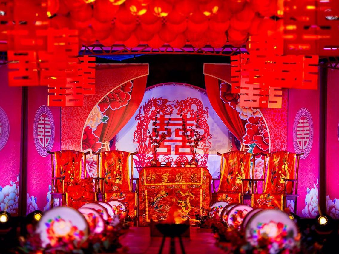 蜜秀小型中式婚礼—四大金刚全含