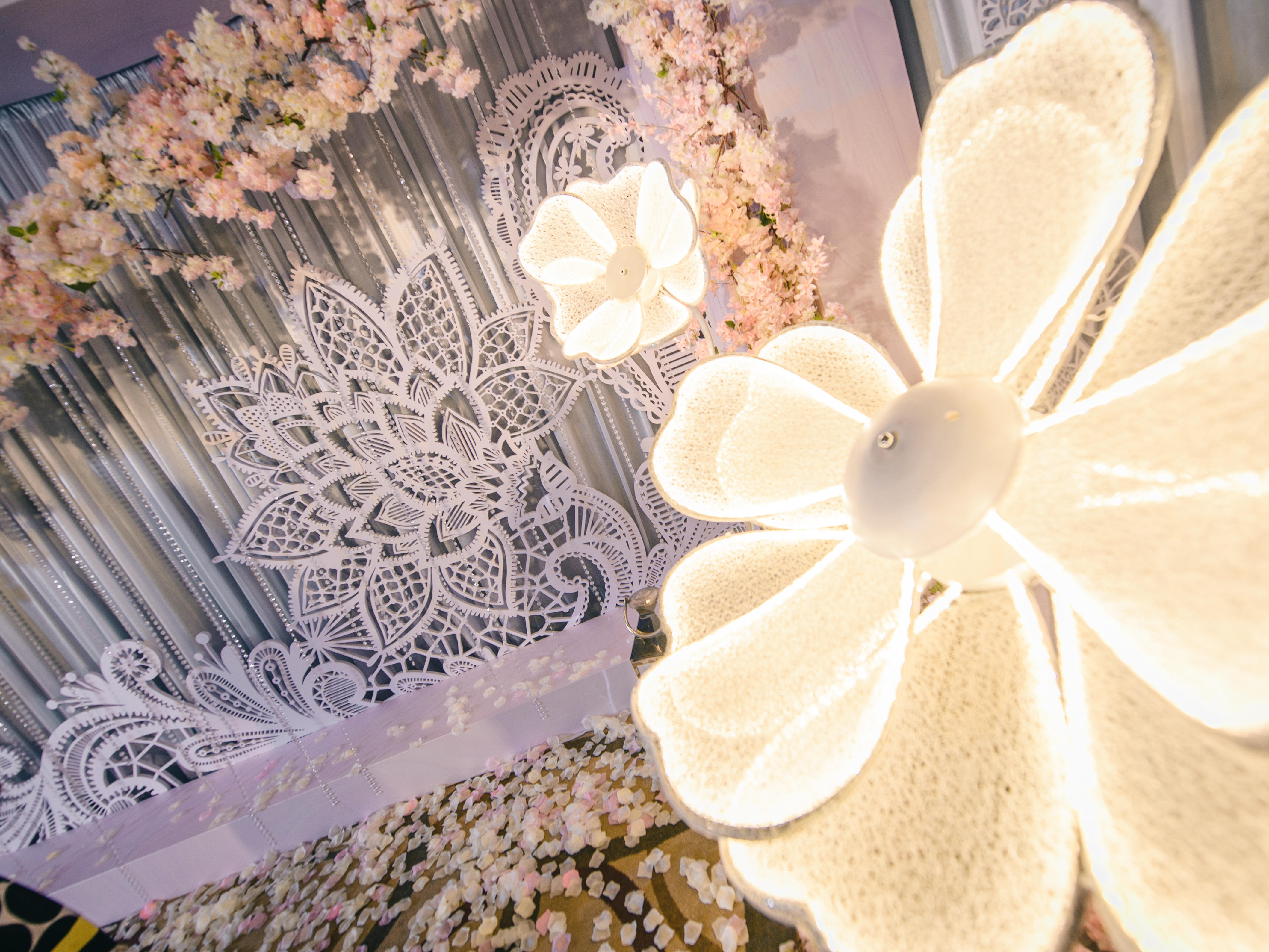 【元一希尔顿 】梦幻蕾丝/温柔粉色/包含四大