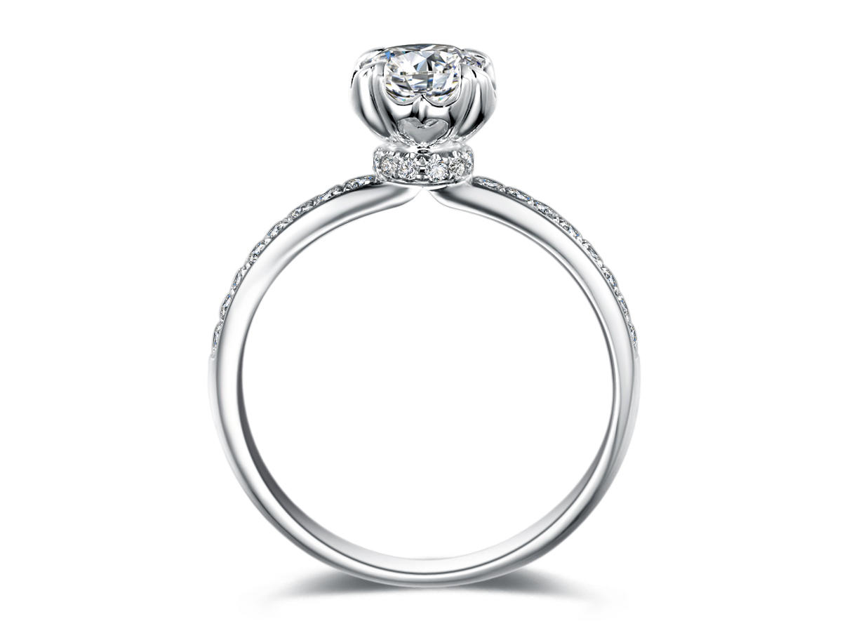 钻戒定制 30分 D色 VVs净度