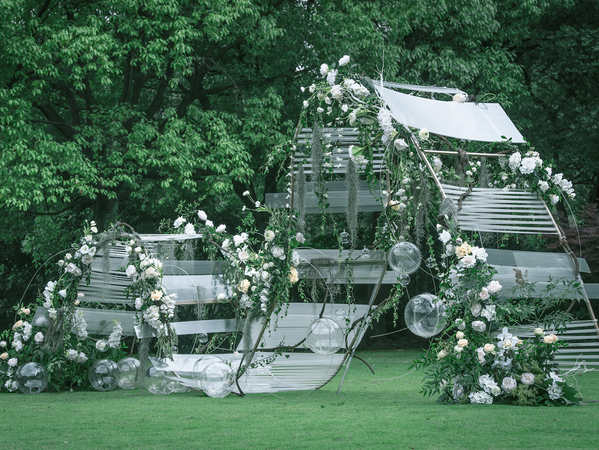 【西郊】盖茨比风/人气婚礼/户外草坪/含鲜花花艺