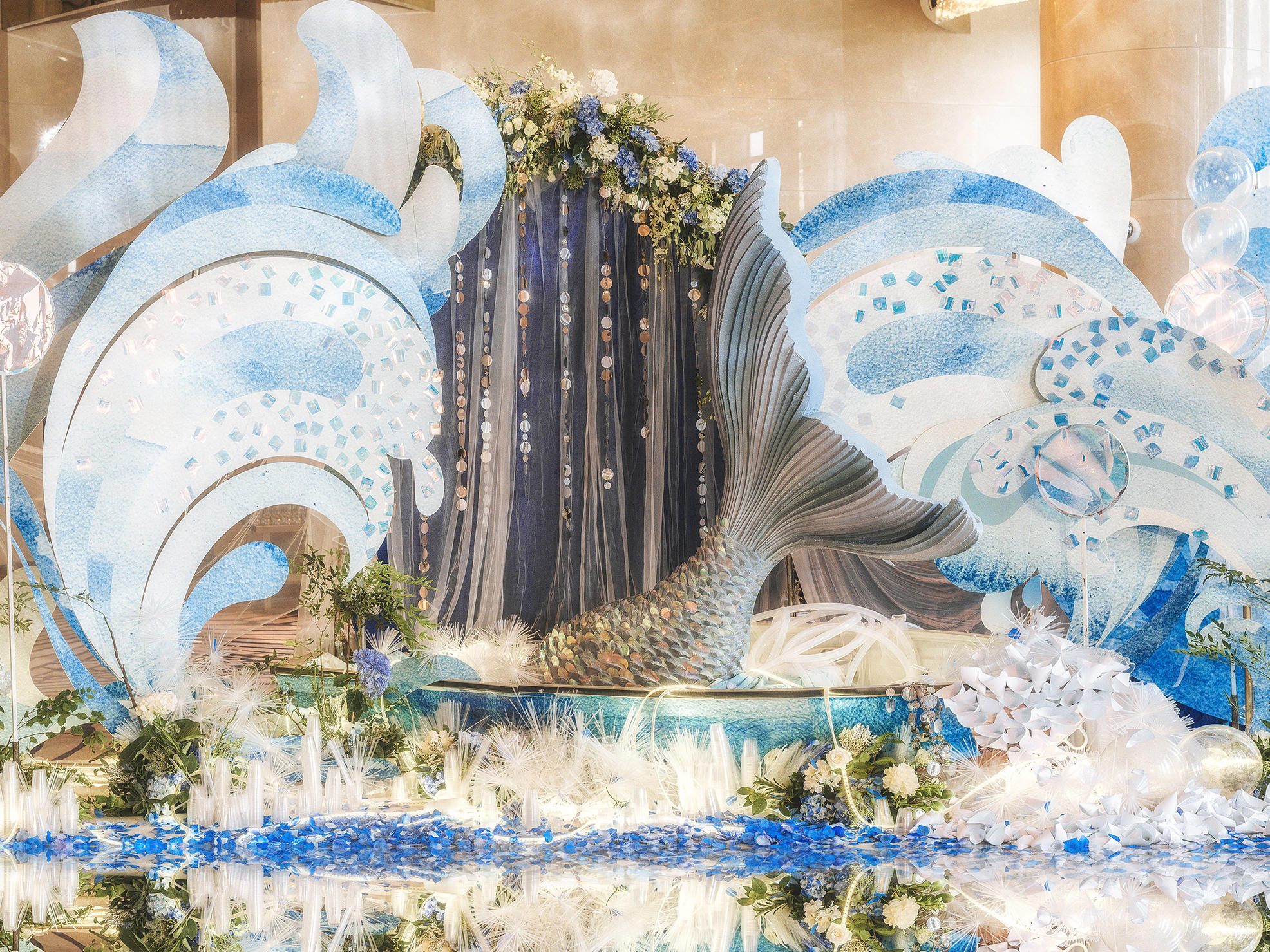 【国展洲际】浪漫海洋人鱼风/静谧蓝梦幻婚礼