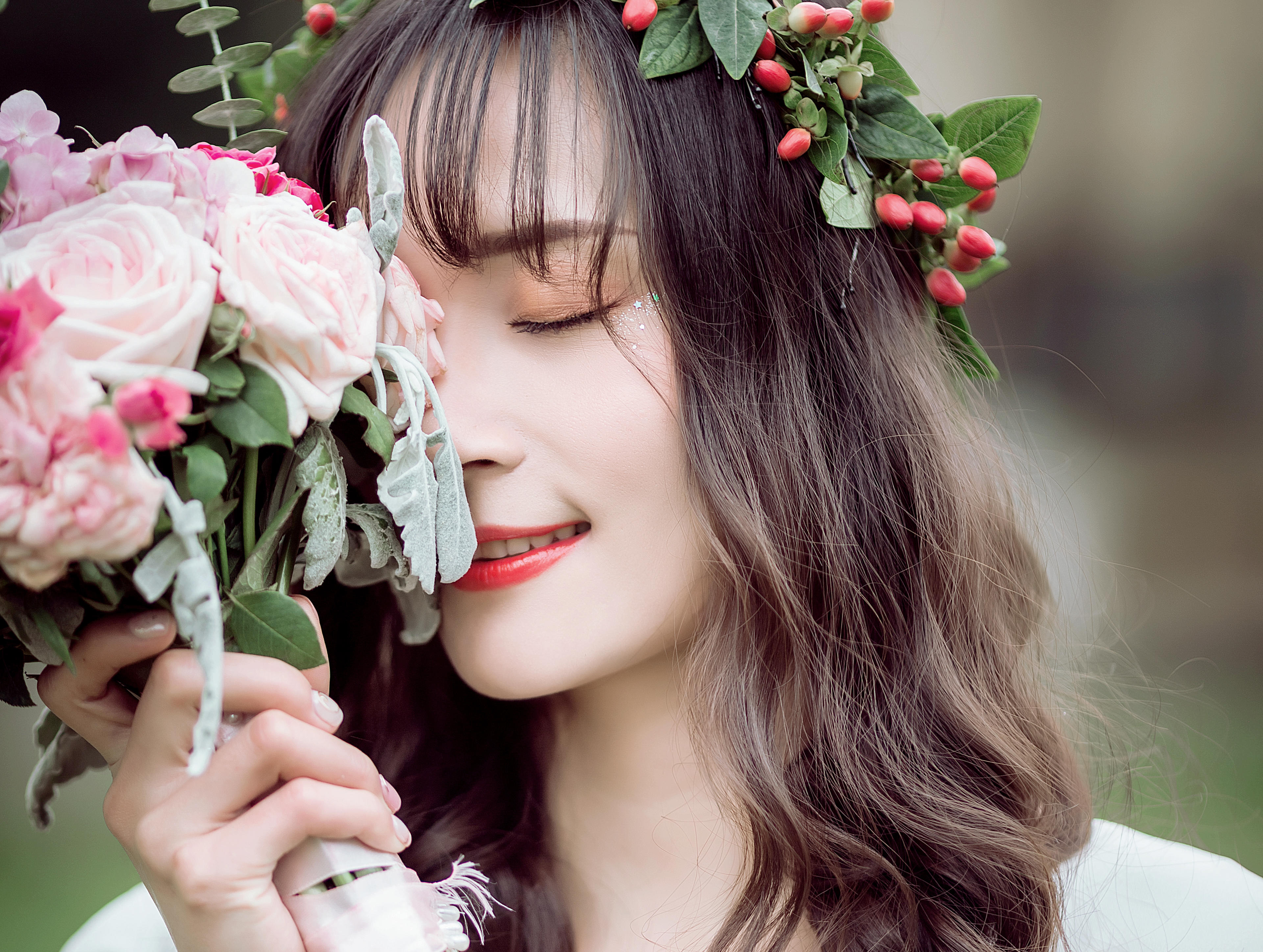 茉莉造型婚礼当天全程跟妆跟拍