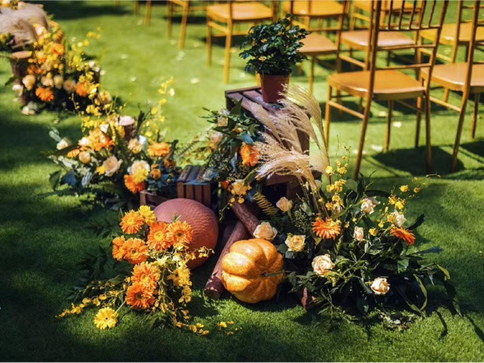 #向日葵#室外田园风小清晰婚礼