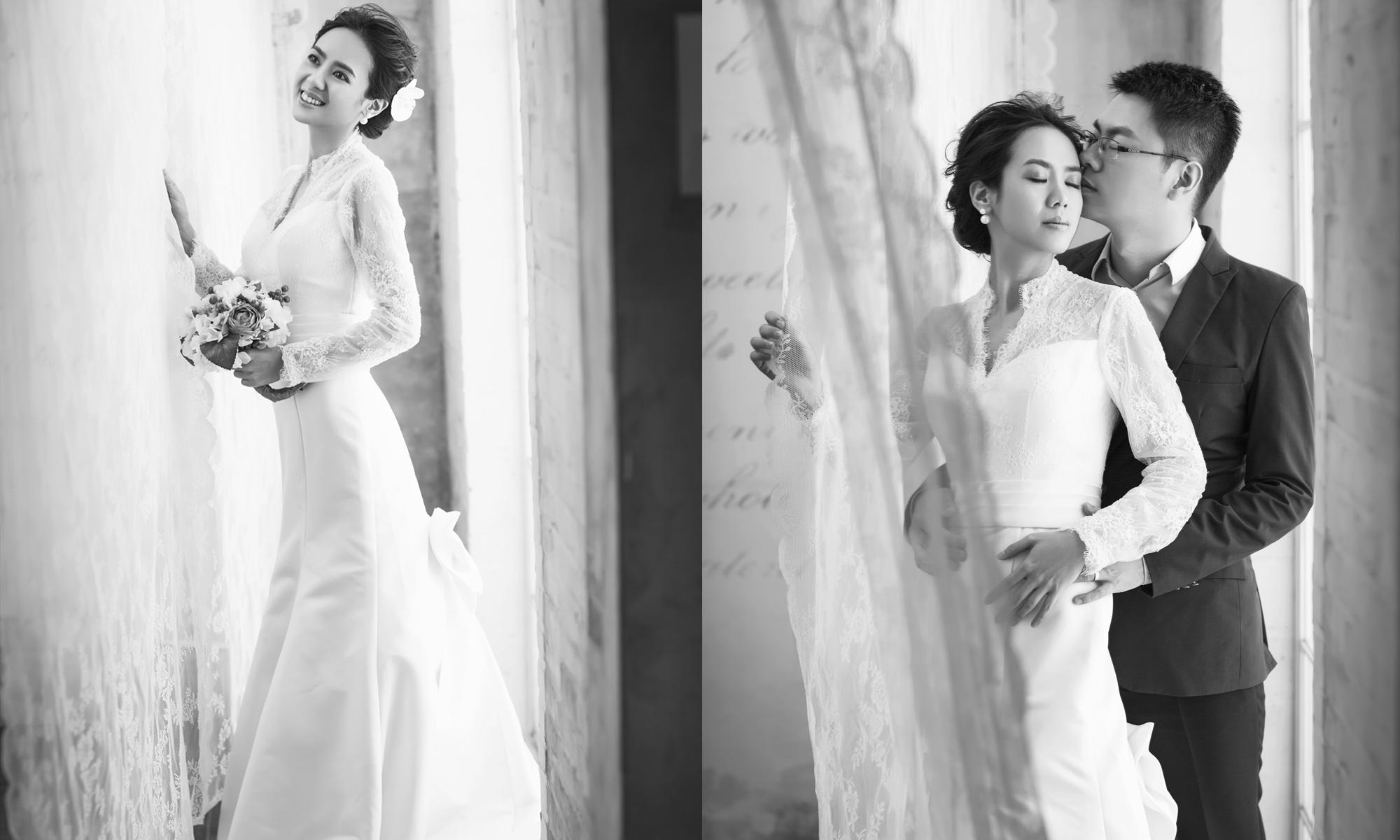 经典室内婚纱照