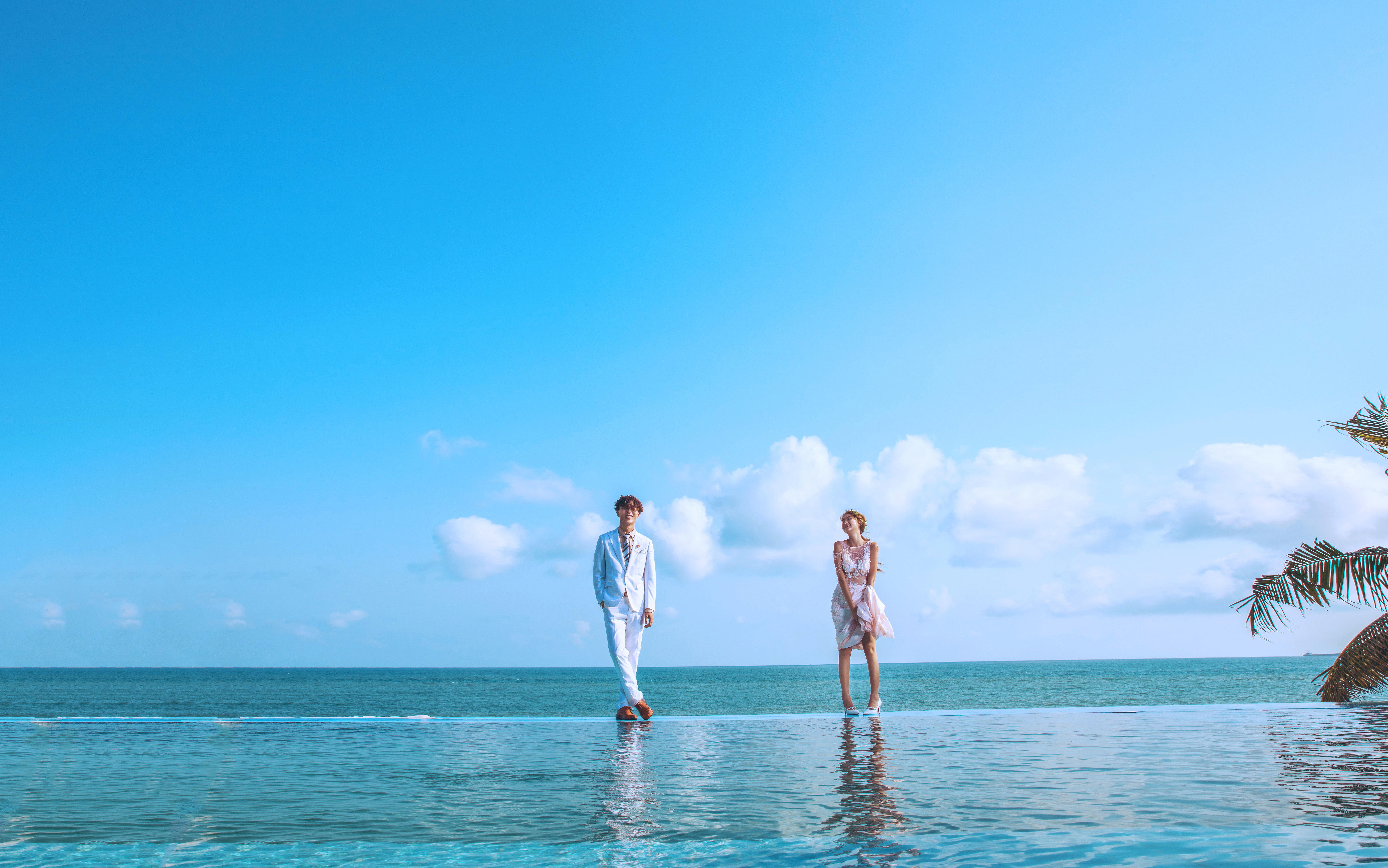 【三亚旅拍】14服14造+海景游艇+接站包邮住宿