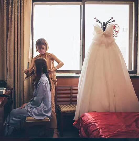 #你若一直在，我便一直爱#出门纱+仪式纱+礼服】