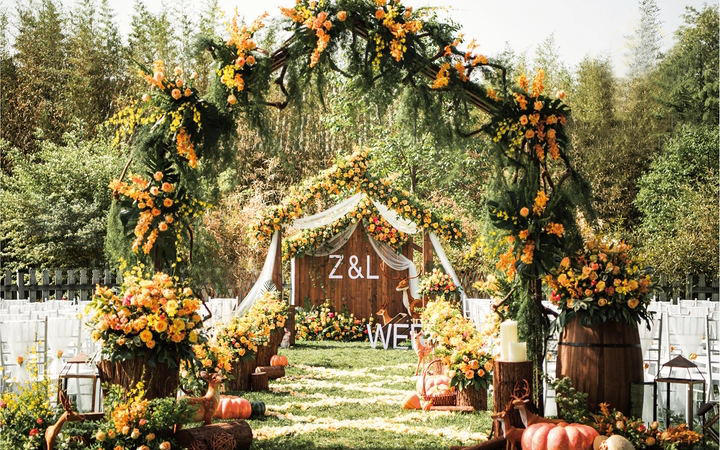 【不二婚礼】户外森系草坪婚礼