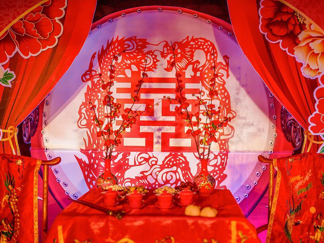 蜜秀小型中式婚礼—四大金刚全含
