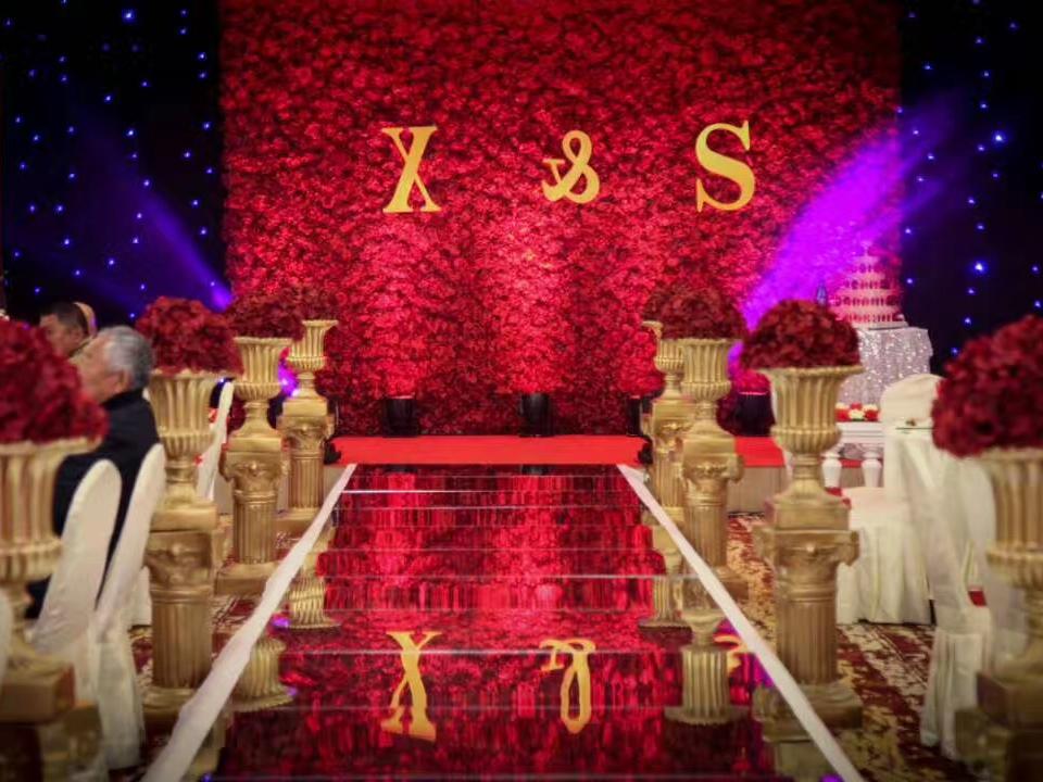 欧式红金搭配超性价比婚礼