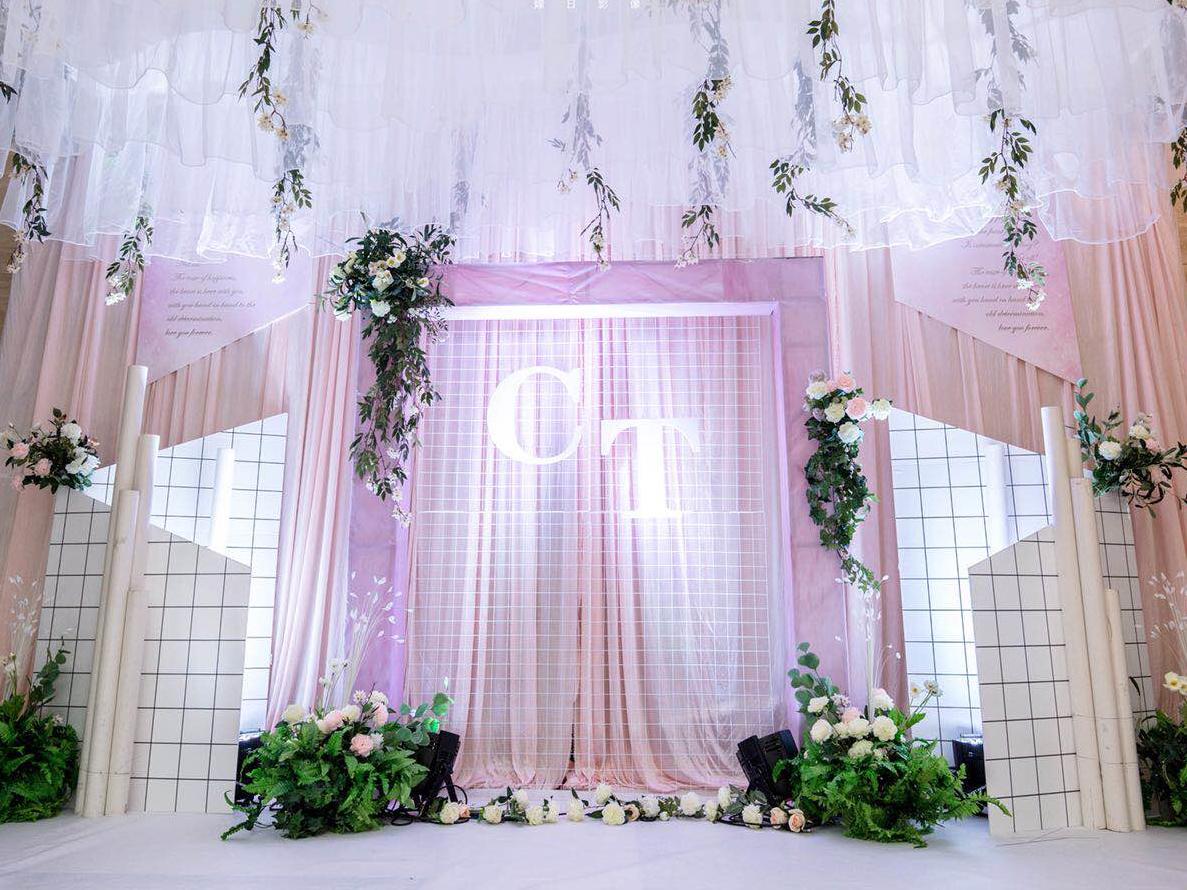 【新主题婚礼】清新粉色 含四大金刚