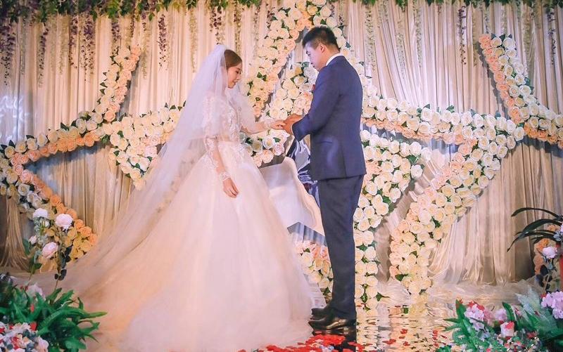 【鹿笙婚纱】轻舞飞扬  香槟色轻纱