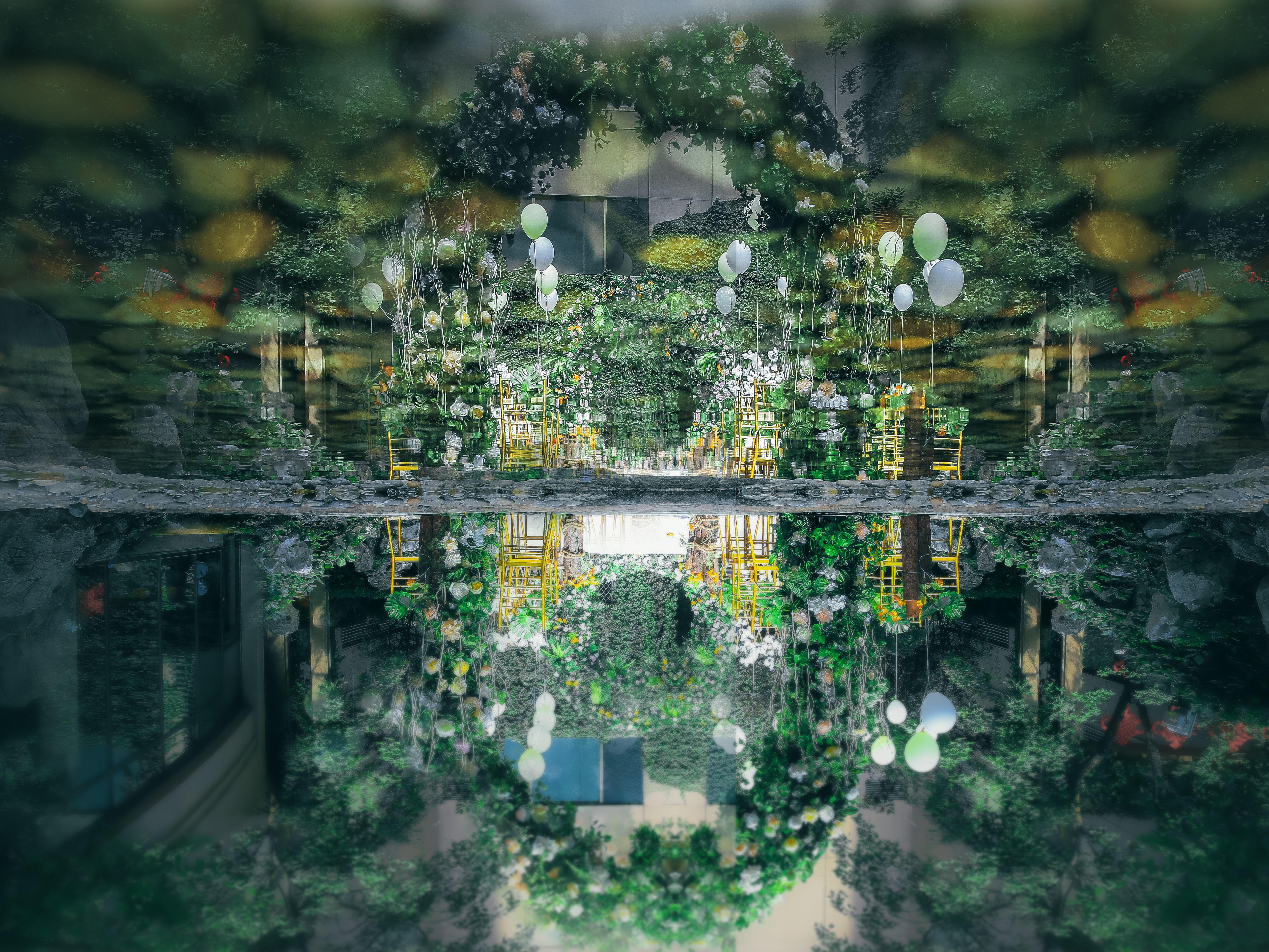 【维度婚礼会馆】森系婚礼  树，见证幸福