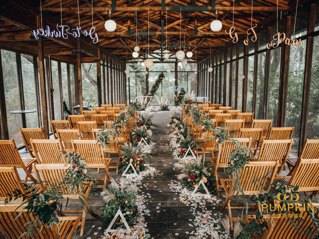 【PUMPKIN婚礼策划】室内boho风