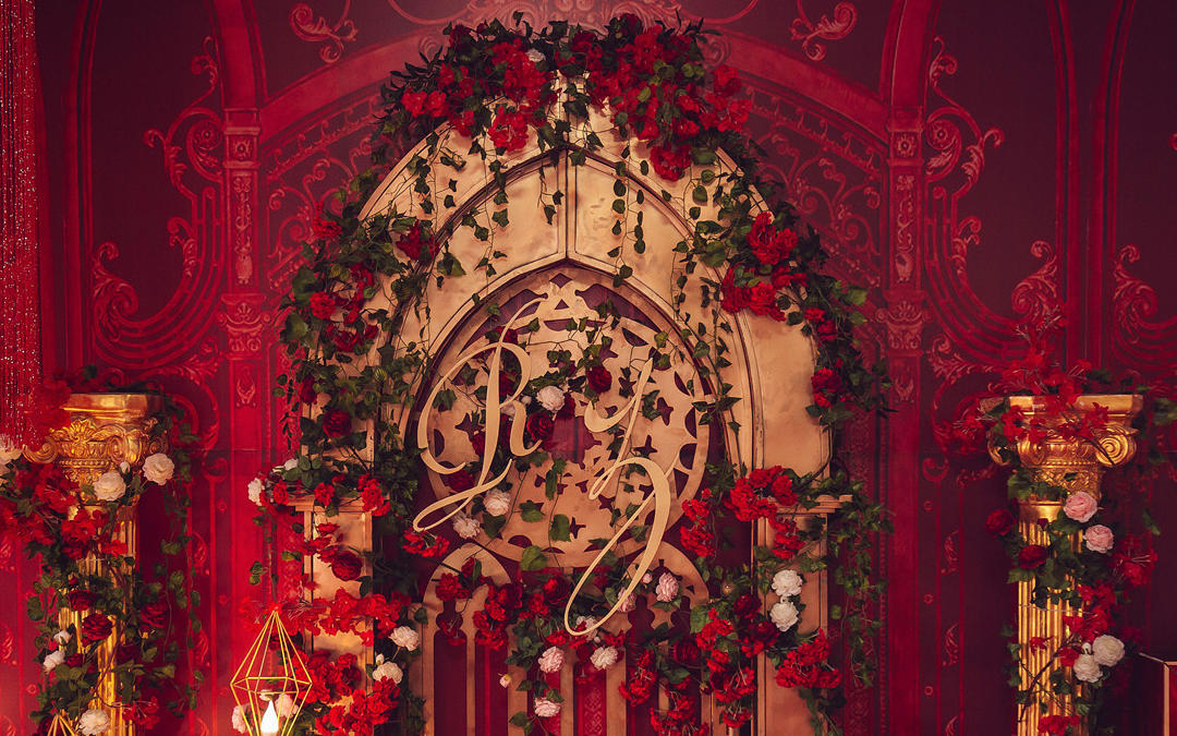 热烈的爱意 礼堂红欧主题婚礼