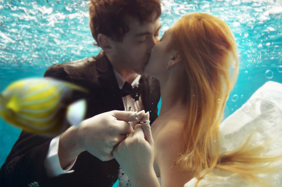 水下婚纱照风格