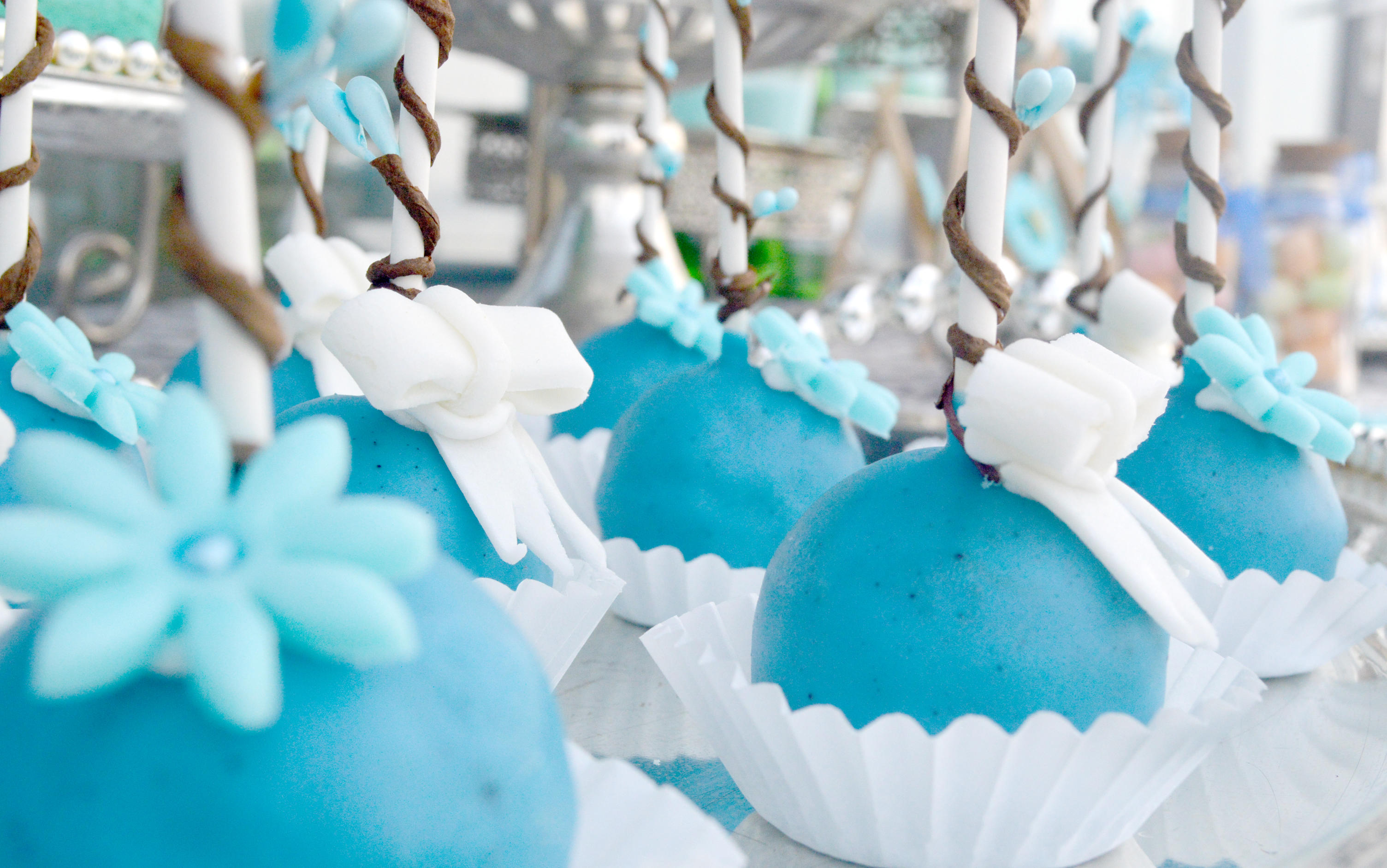 海的样子—蓝色唯美主题婚礼甜品台