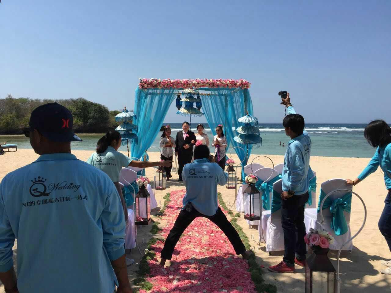 【芊寻海外婚礼】巴厘岛万豪沙滩婚礼