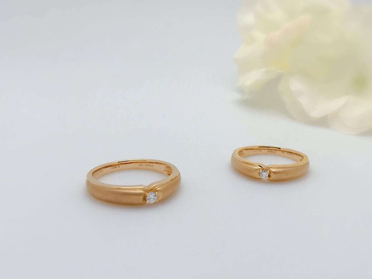 GR—美妙人生 玫瑰金对戒 