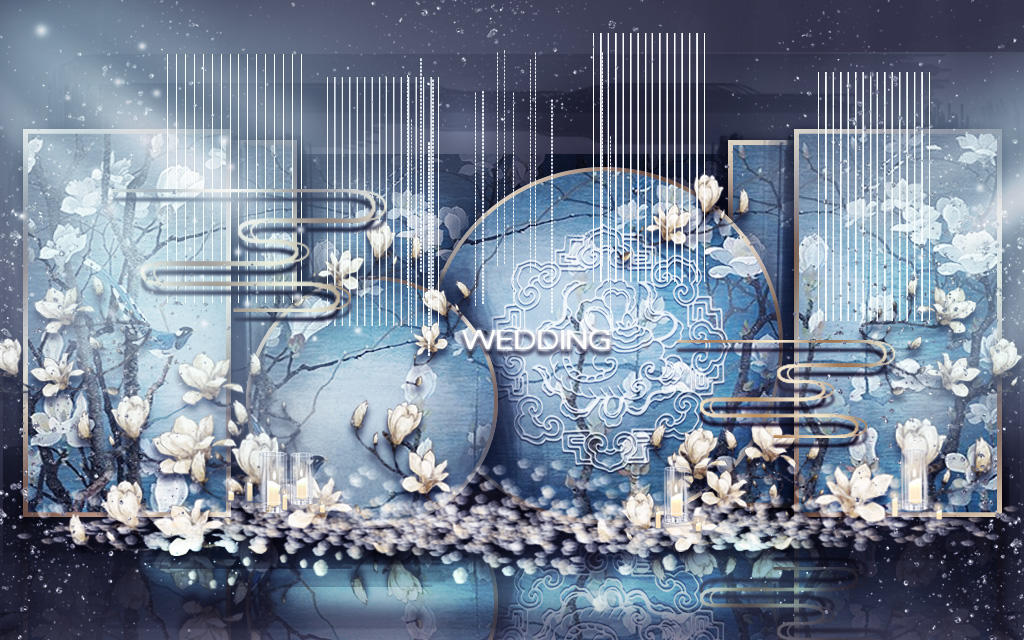 中国风效果图案例【新中式婚礼】