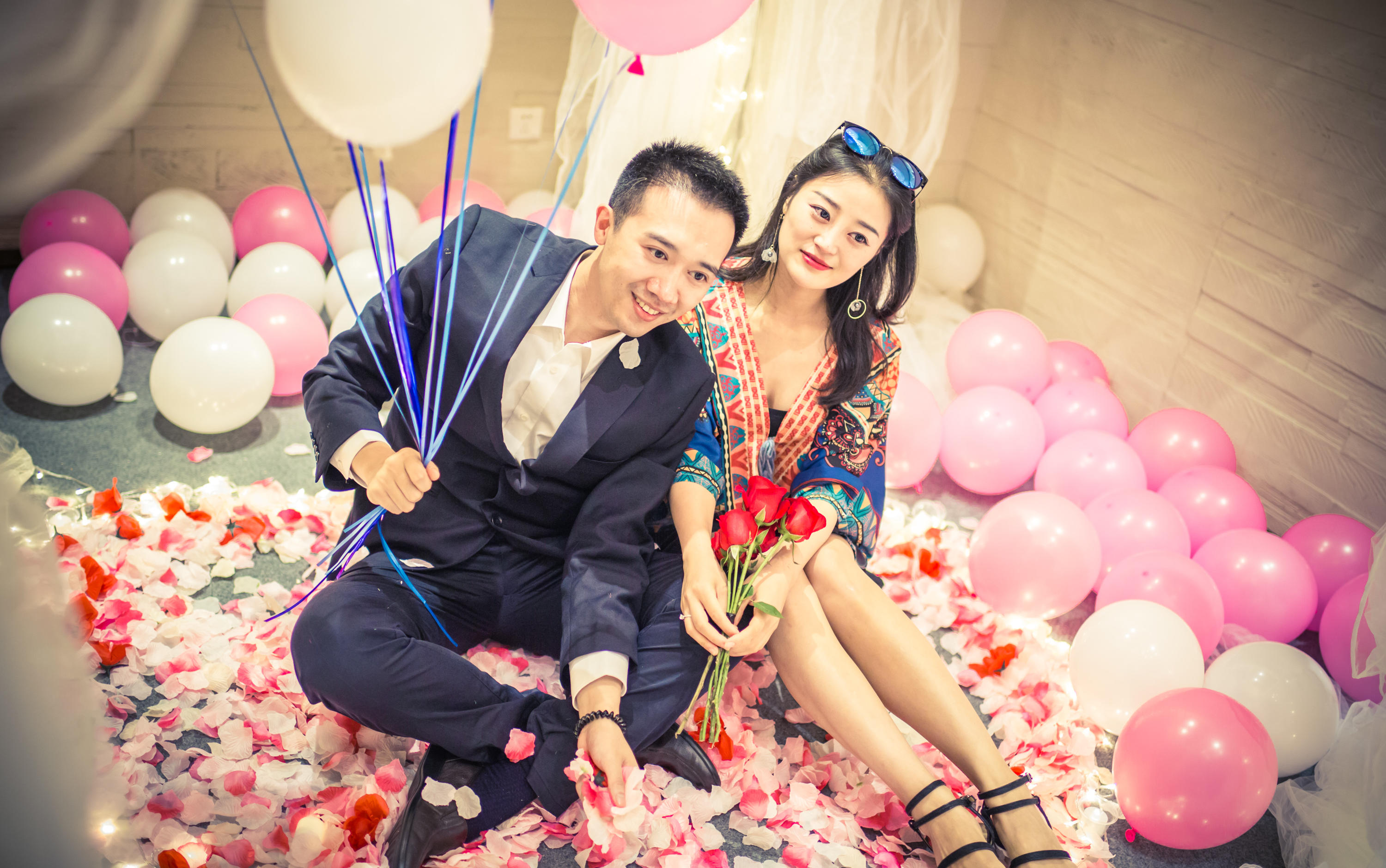 一个属于兵哥哥的花房浪漫求婚