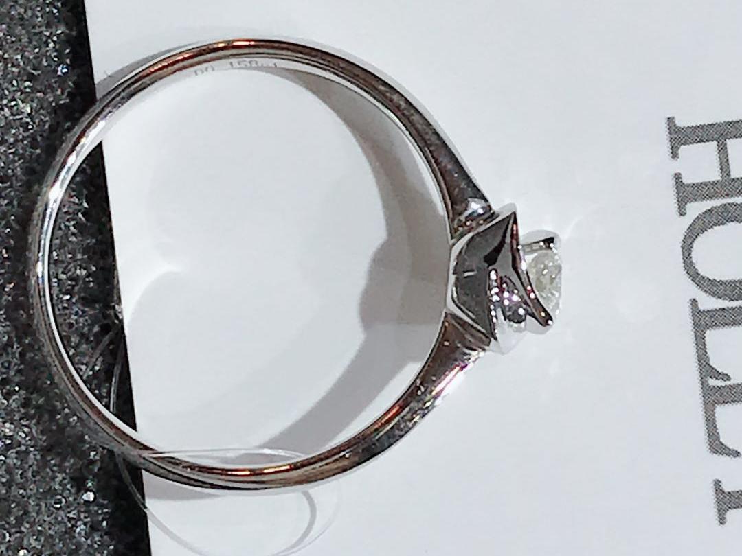 18k金白简约系列钻石戒指