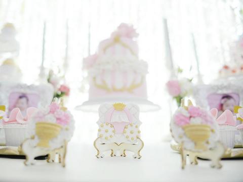 【P&D】双层主蛋糕公主风甜品台