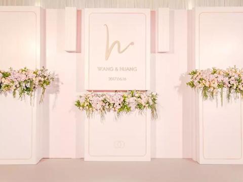 【红影婚礼】心动韩式裸粉色简约主题婚礼