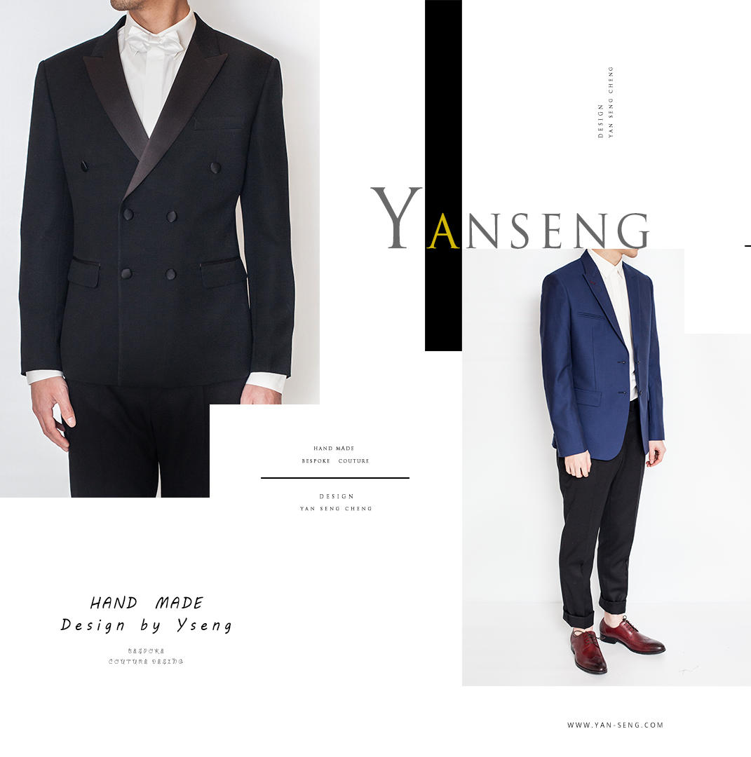 YANS/男士套西/高级羊毛面料/量身定制