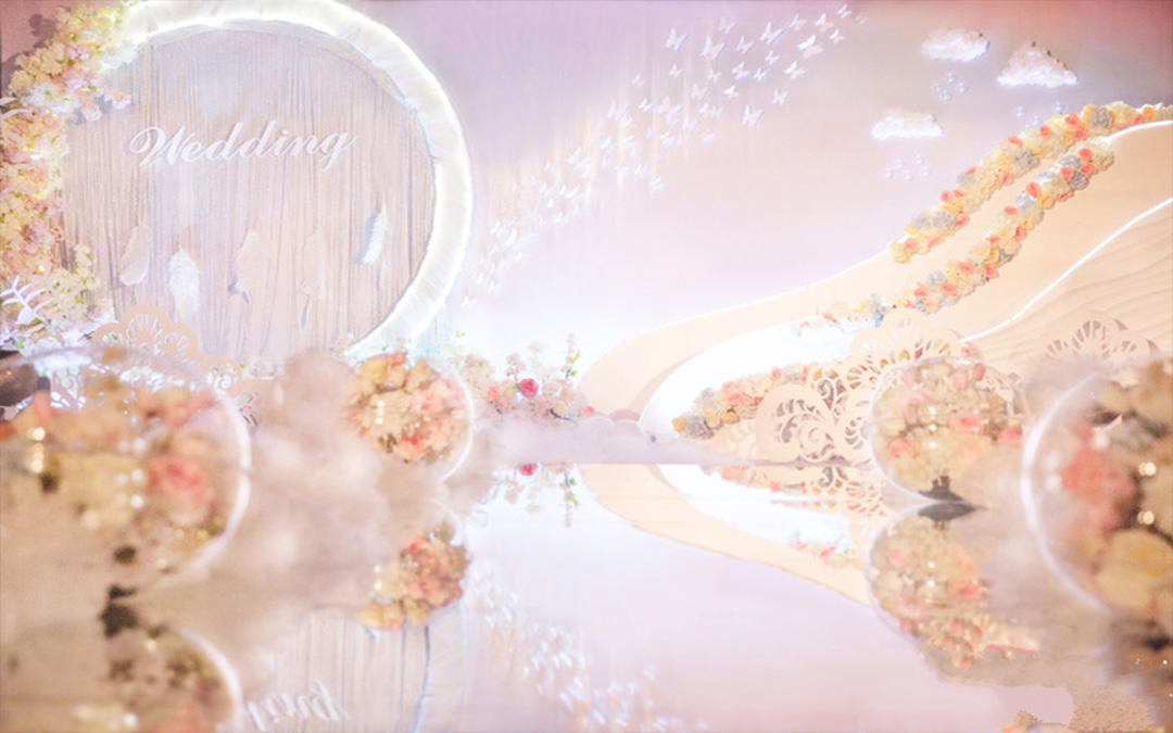 浪漫温馨「云中曲」简约婚礼