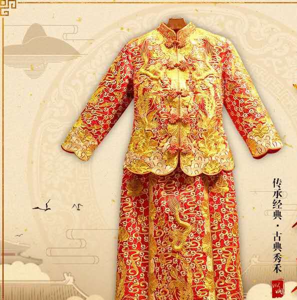 【致青春婚紗禮服】夢(mèng)幻主紗+中式出門紗+敬酒服
