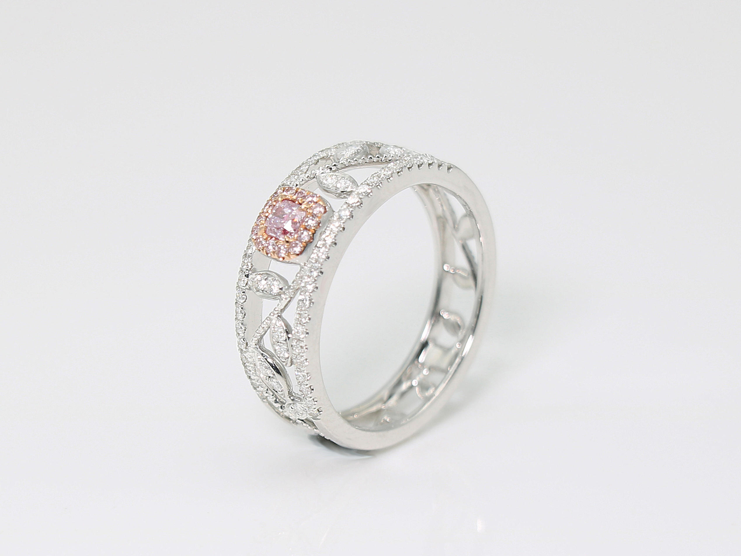 【小公主】粉钻复古奢华钻戒