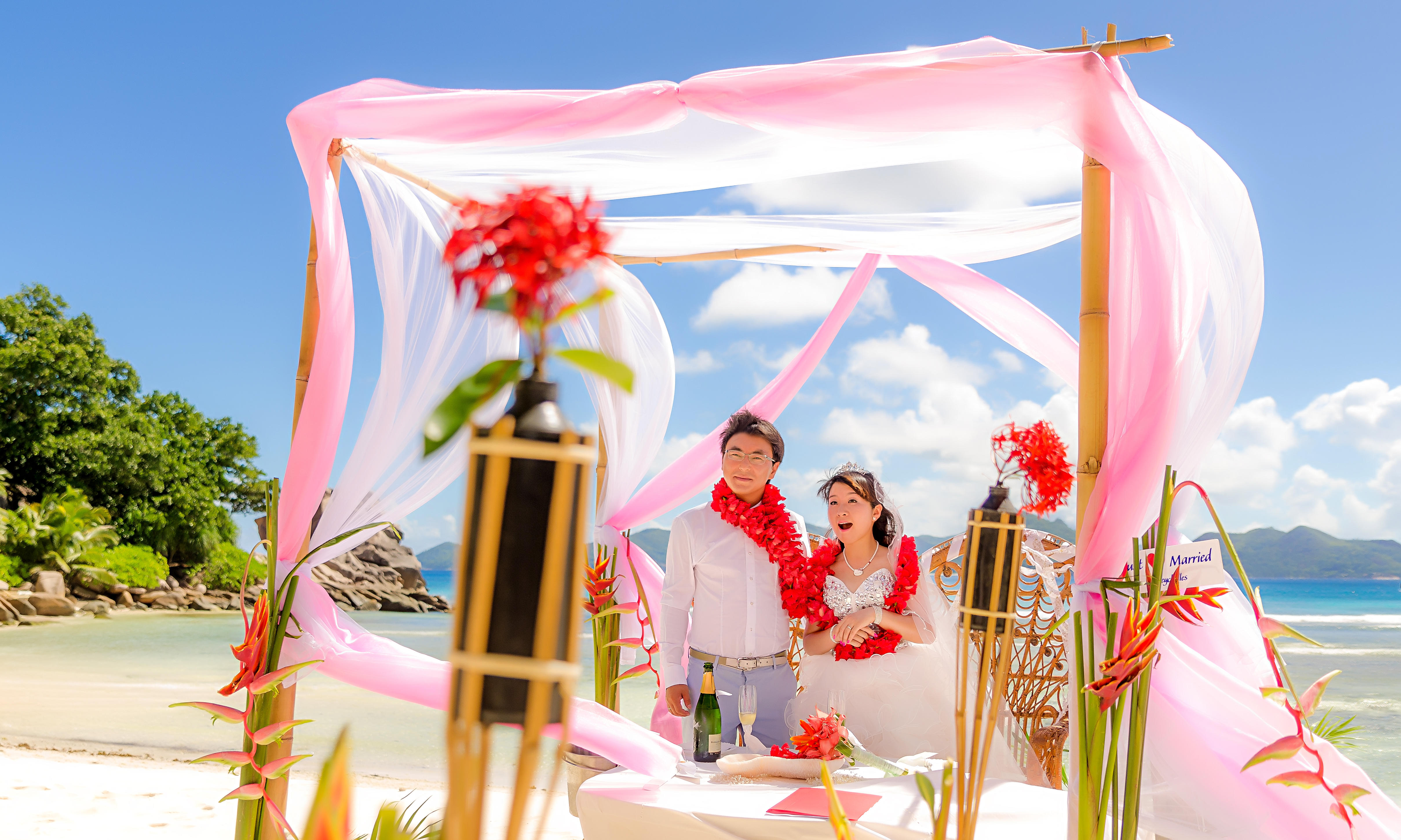 天使的海灘—塞舌爾沙灘婚禮