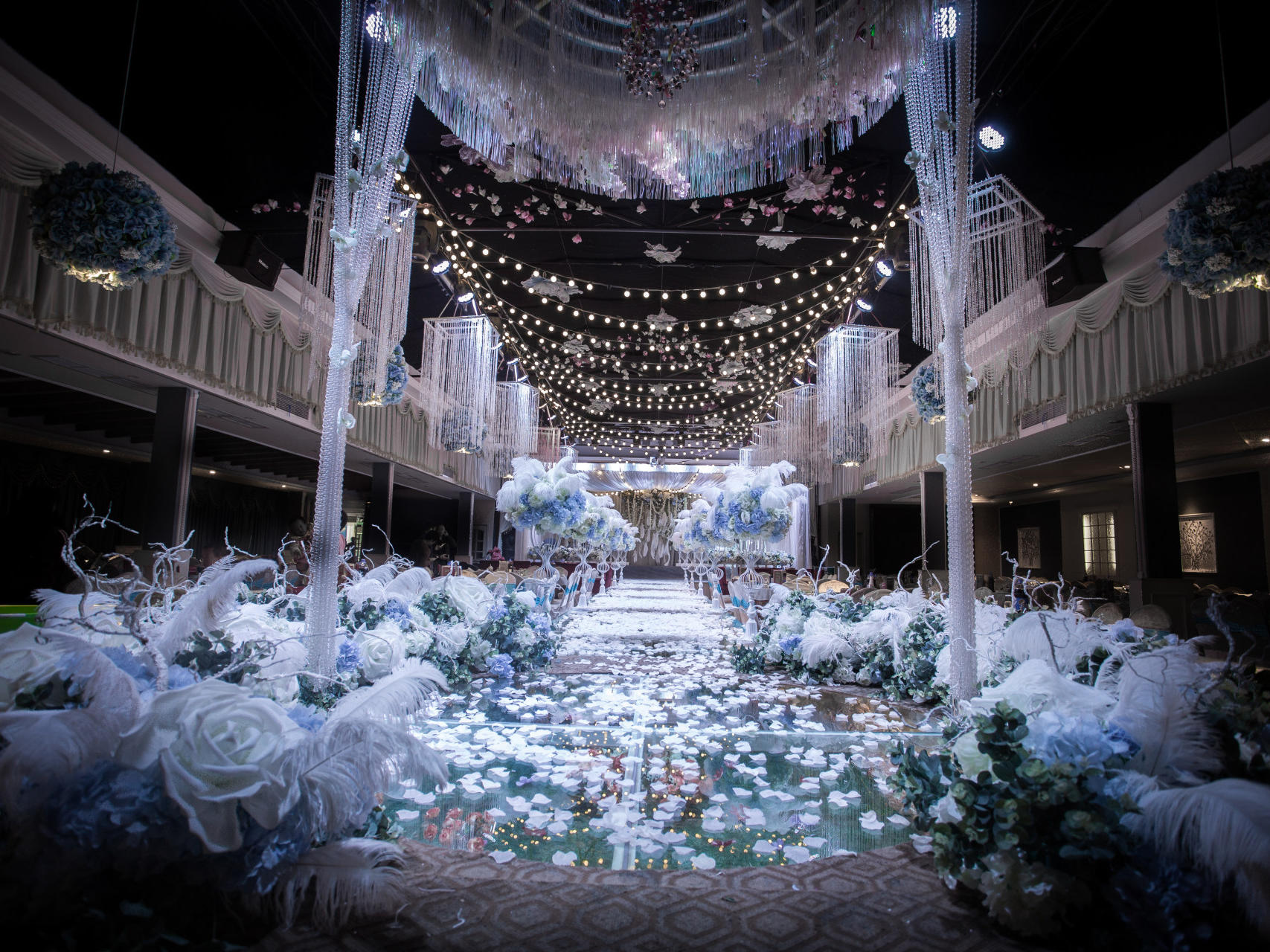 【山丹丹婚礼】套餐 清新淡雅蓝白色系婚礼