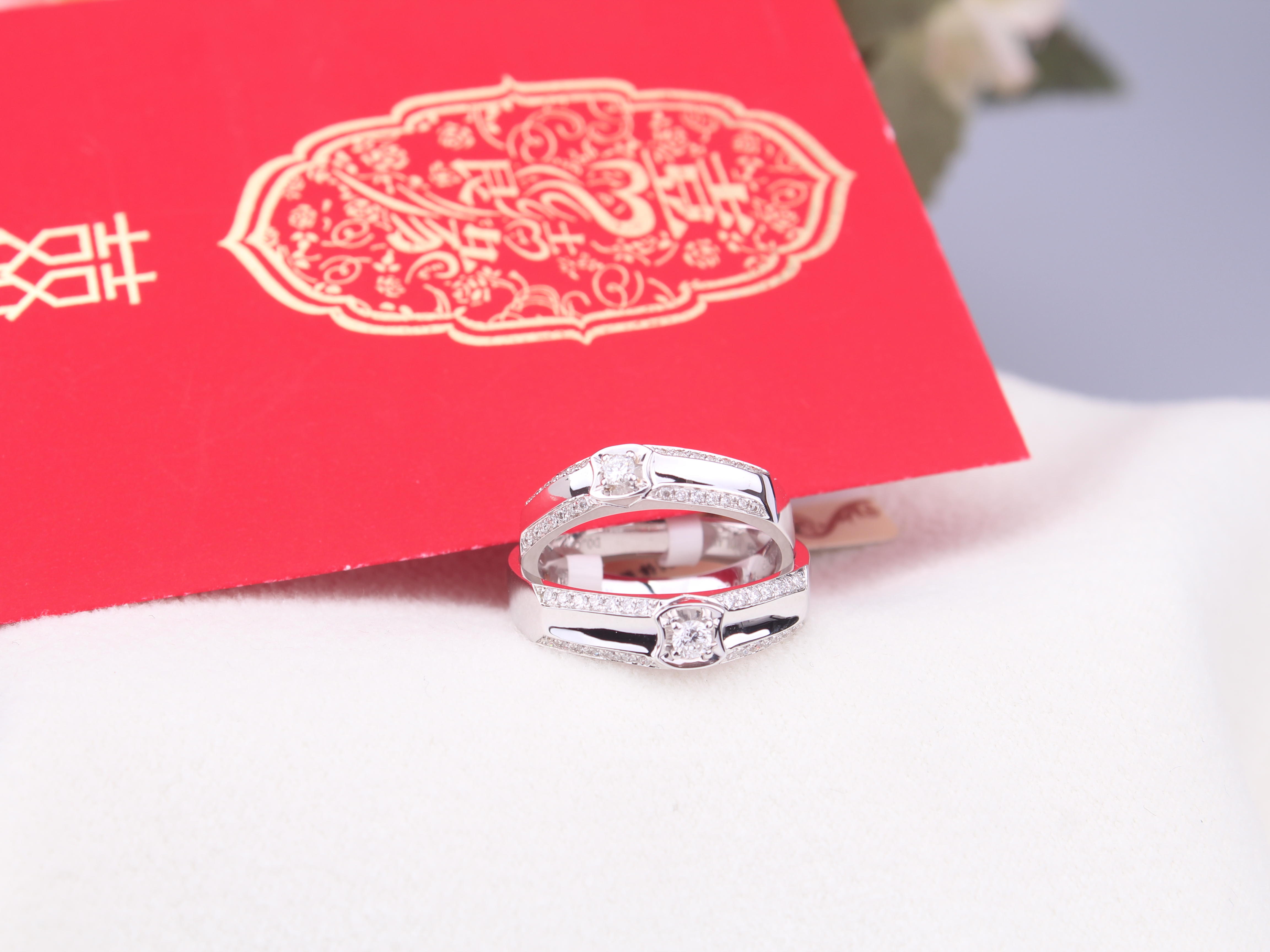 《缘圈》对戒  罗兰钻石冬日新品特惠